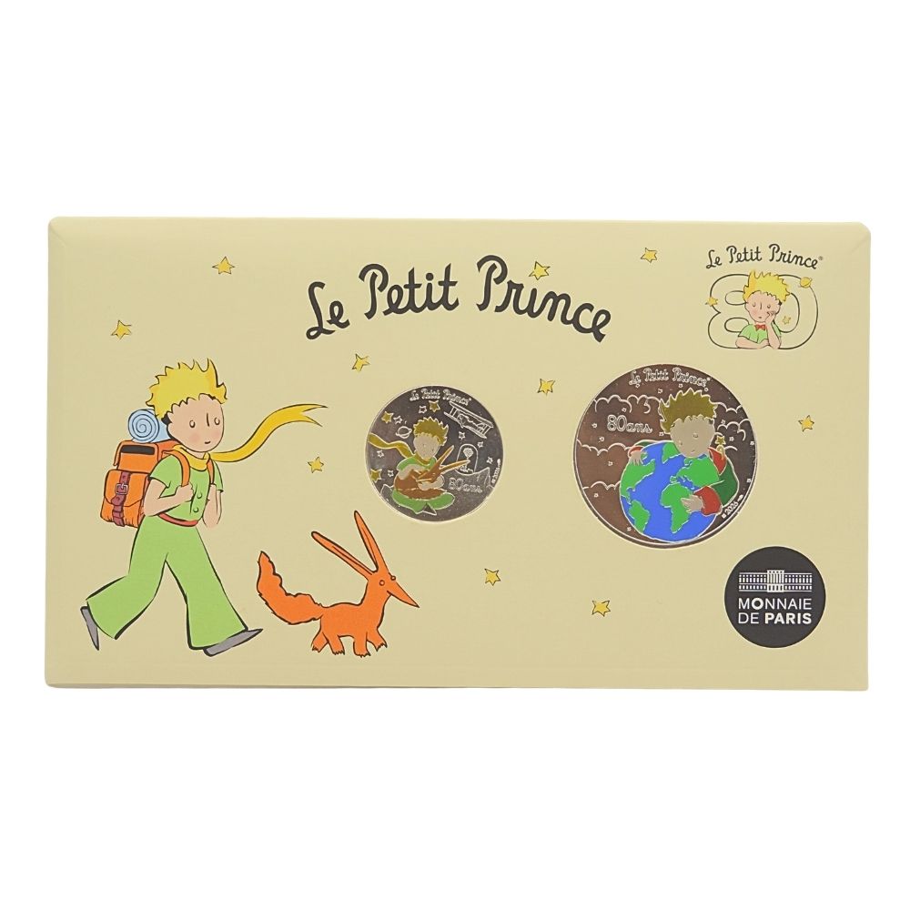 Collection duo 10€ & 50€ Le Petit Prince - Argent