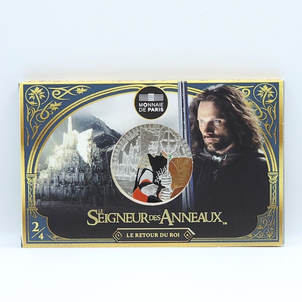 Collection Le Seigneur des Anneaux  2/4 – Monnaie 50€ Argent « Aragorn & Minas Tirith »