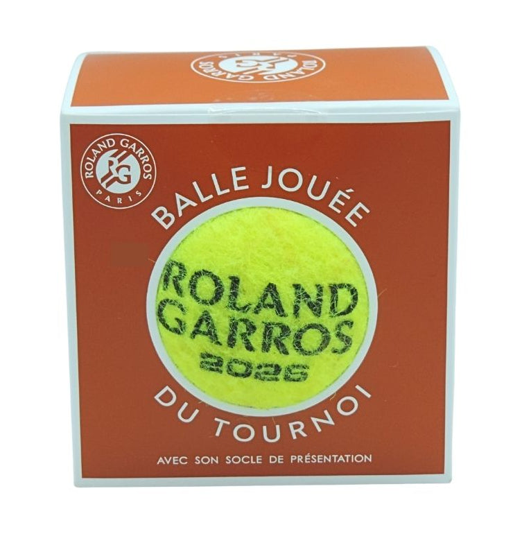 Balle de tennis officielle jouée Roland-Garros 2026