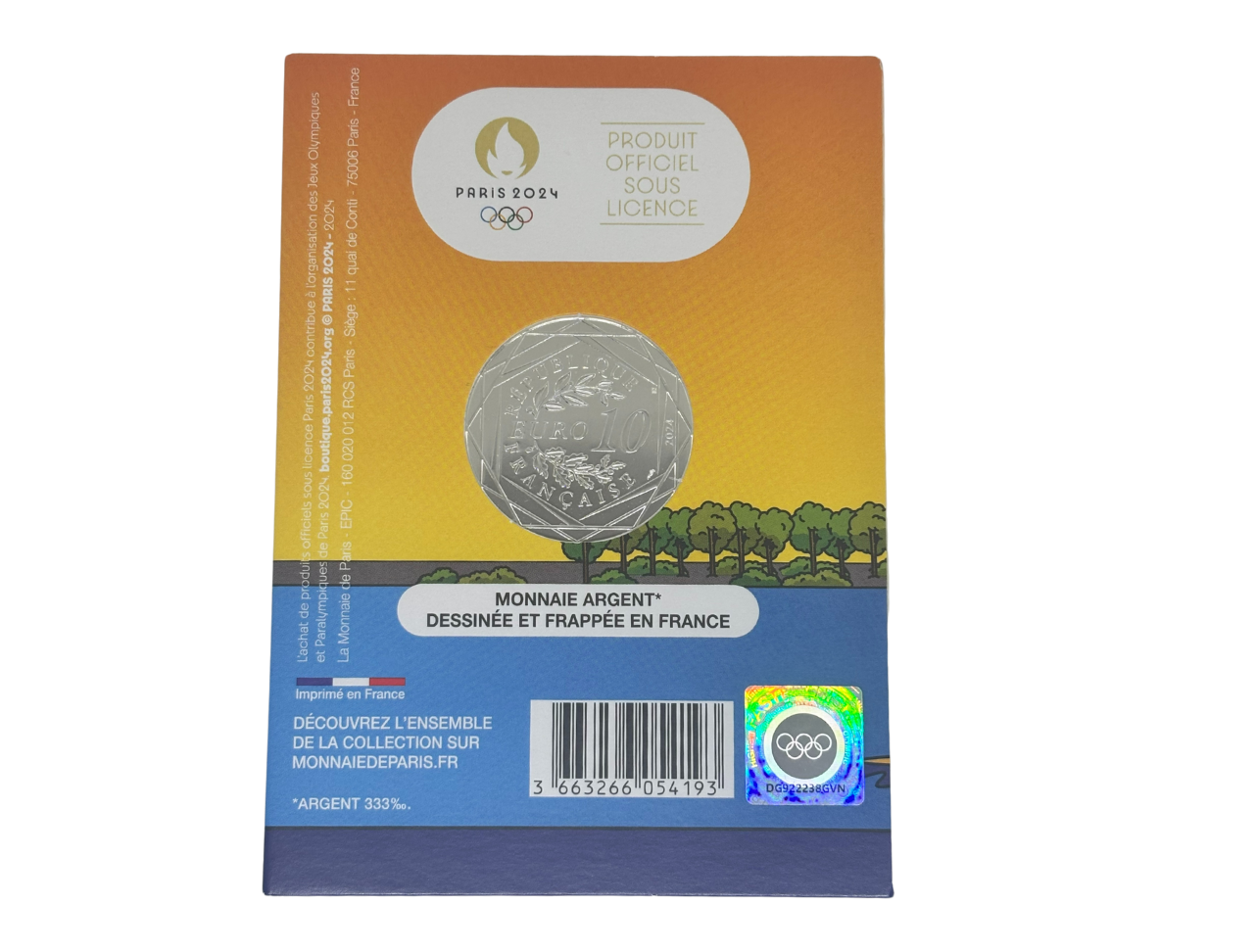 Pièces Collection Officielle- Paris 2024