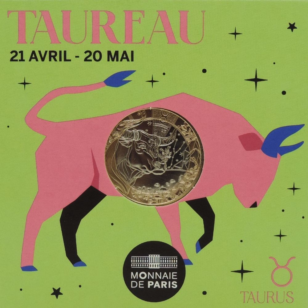 Pièce 5 Euros Taureau - Collection Astro 2026 Édition Limitée Numérotée