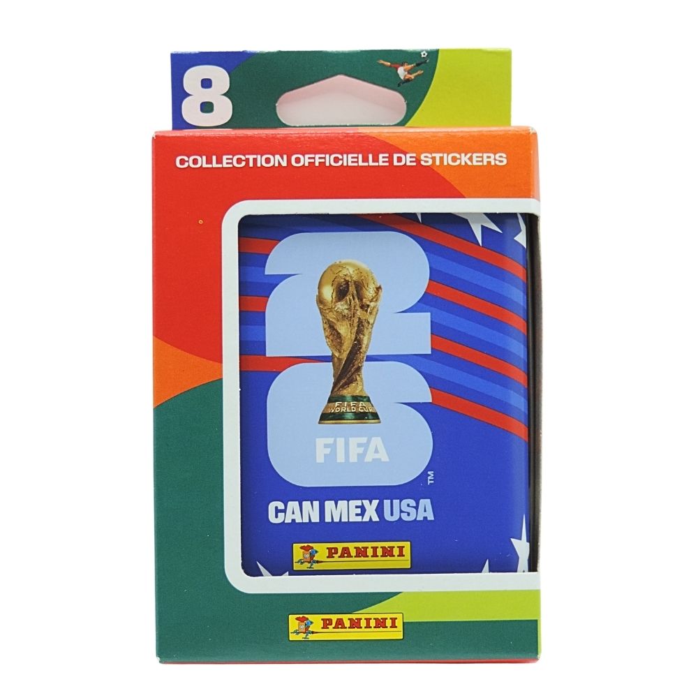 Panini FIFA Collection - Boîte Metal Pockets Stickers  8 pochettes - Blue