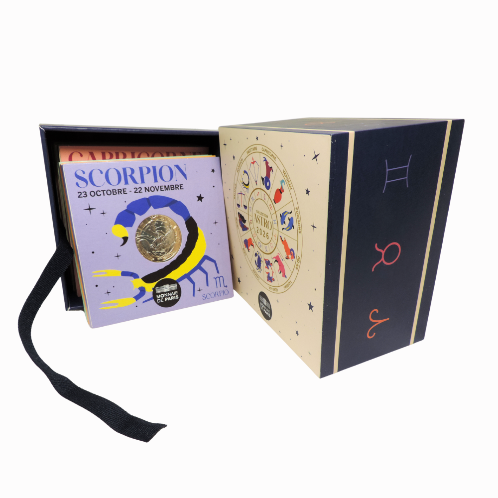 Coffret Complet 12 Pièces 5 Euros - Collection Astro 2026 Zodiac