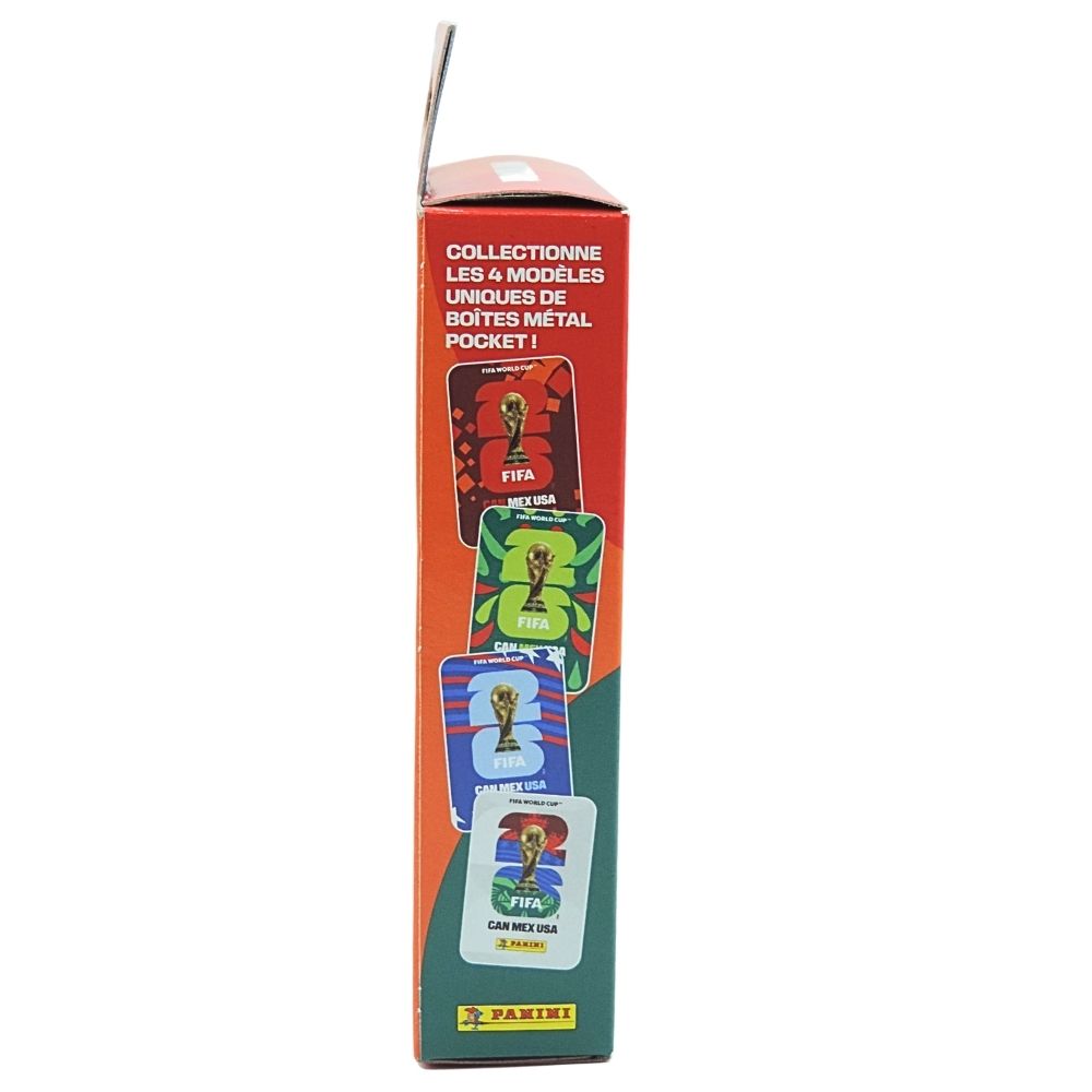 Panini FIFA Collection - Boîte Metal Pockets Stickers  8 pochettes - Rouge