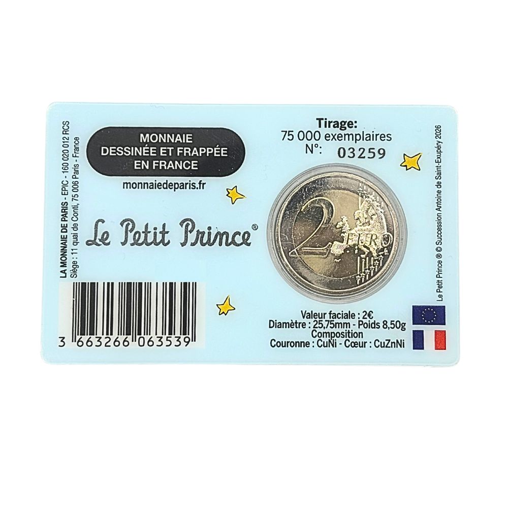Le Petit Prince 80 ANS - L'avion - Qualité BU – Millésime 2026 –  Tirage numéroté