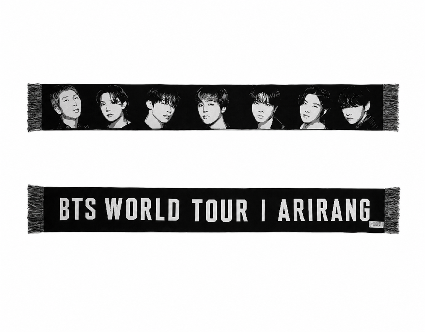 Écharpe Slogan Photo BTS – World Tour Arirang