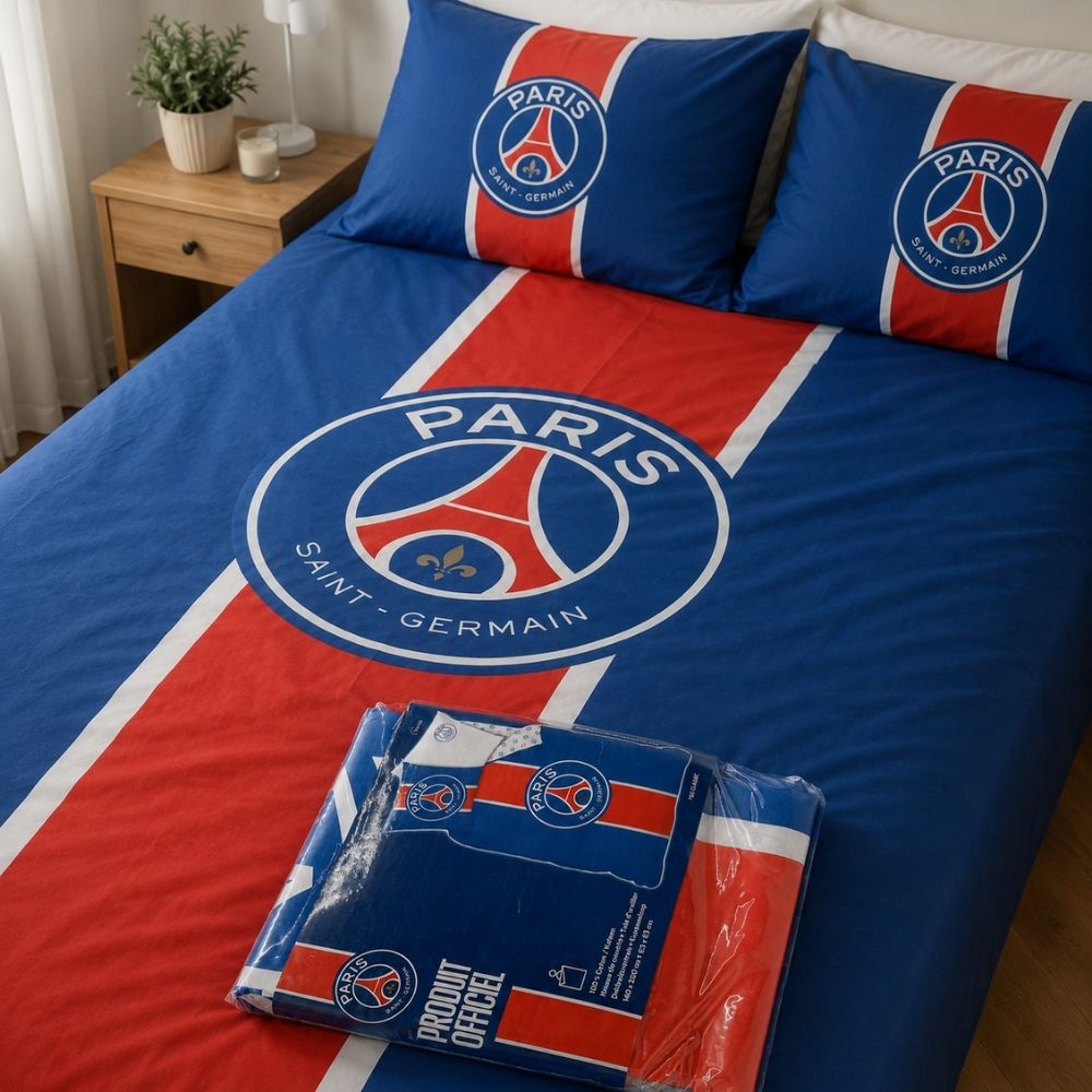 Parure de lit PSG Classic - 100 % coton