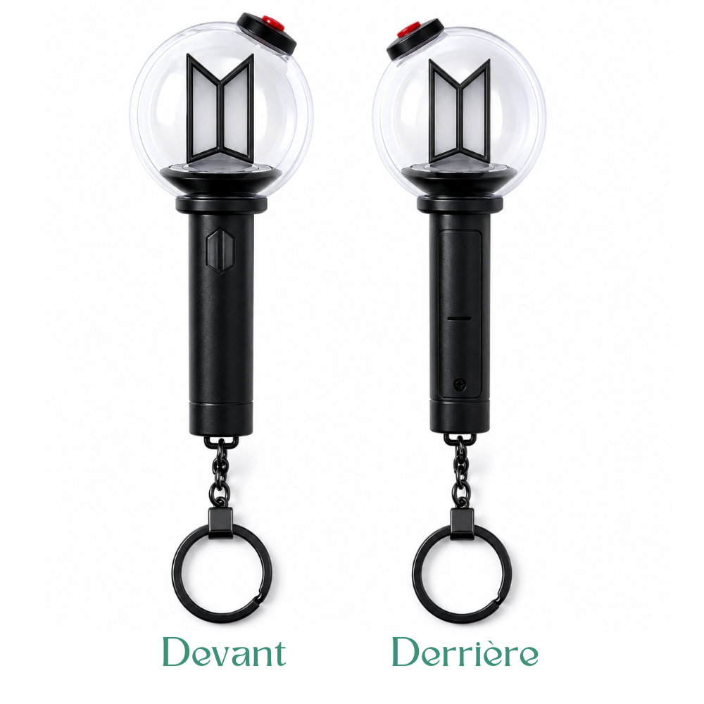 Porte-clés Lightstick BTS — ARMY Bomb Ver.4