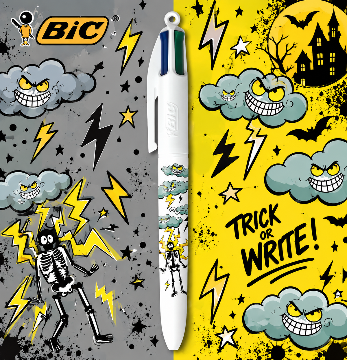 Édition limitée BIC 4 Couleurs Petits Monstres à collectionner