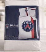 Parure de lit officielle PSG Collection Rétro Blanc - Housse de couette 140x200 cm | Kadogallerie