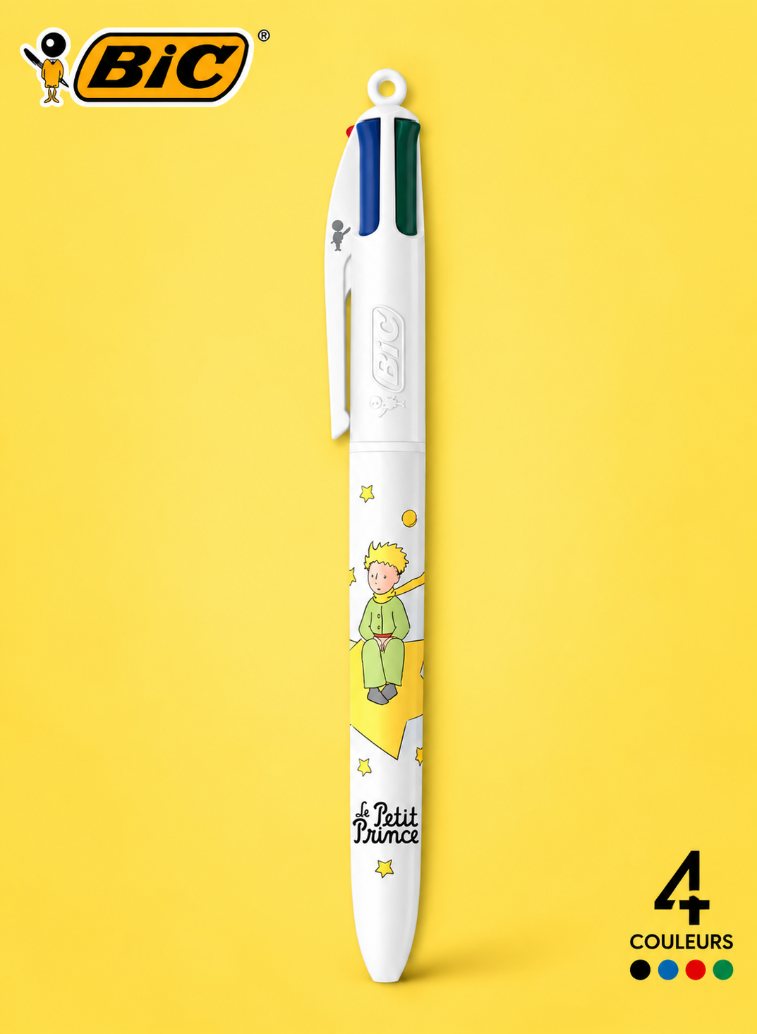 Stylo BIC 4 Couleurs Le Petit Prince l'étoile – Edition Collector 80 Ans
