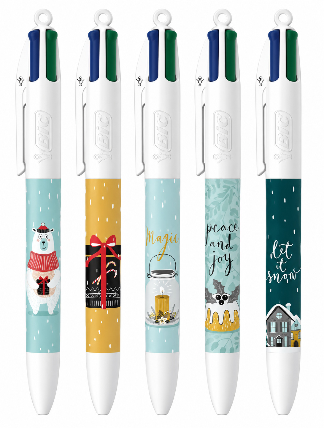 Collection BIC 4 Couleurs - Édition Noël enneigé