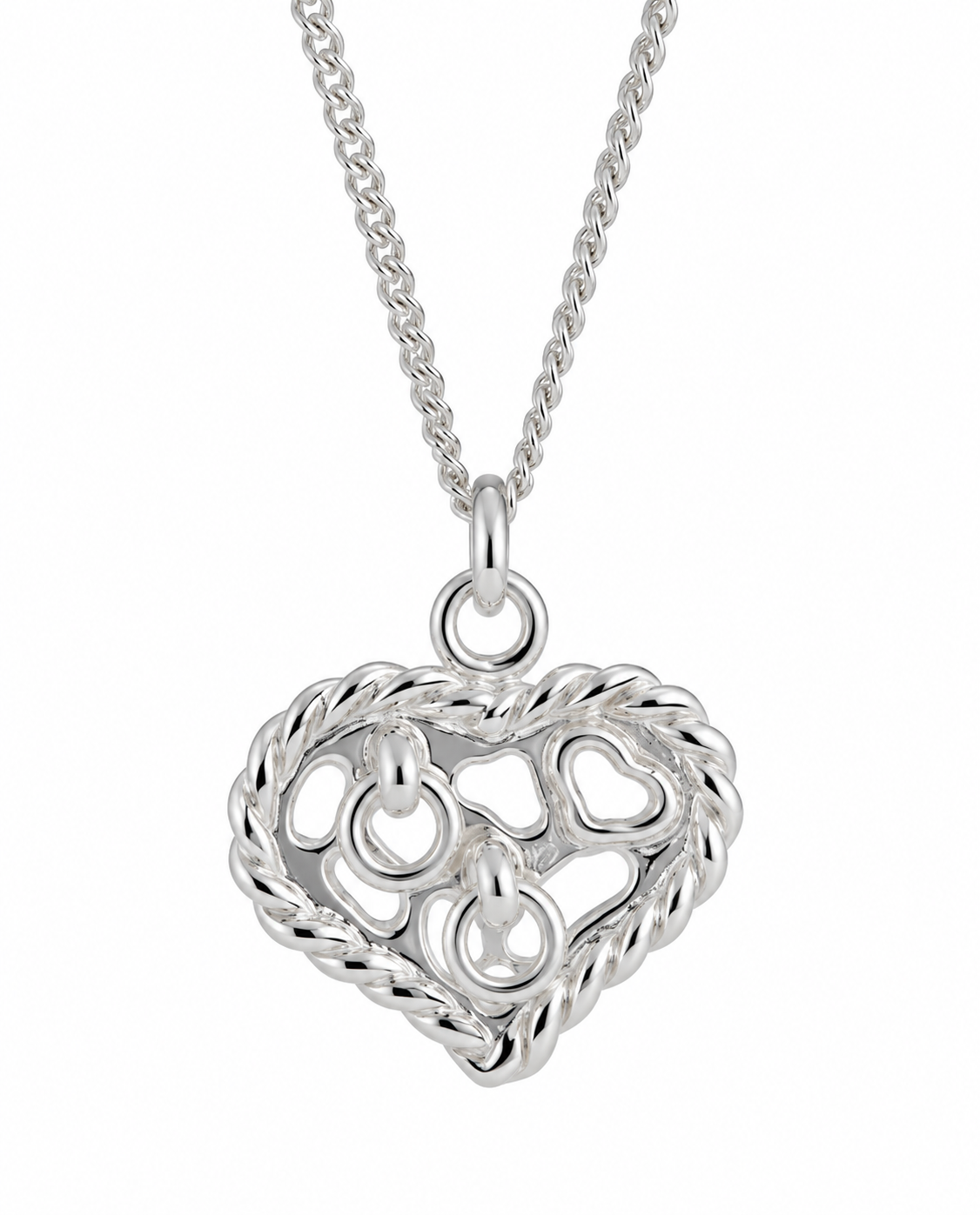 Collier Cœur d’Amour en Argent Fait Main – Bijou Romantique à Collectionner