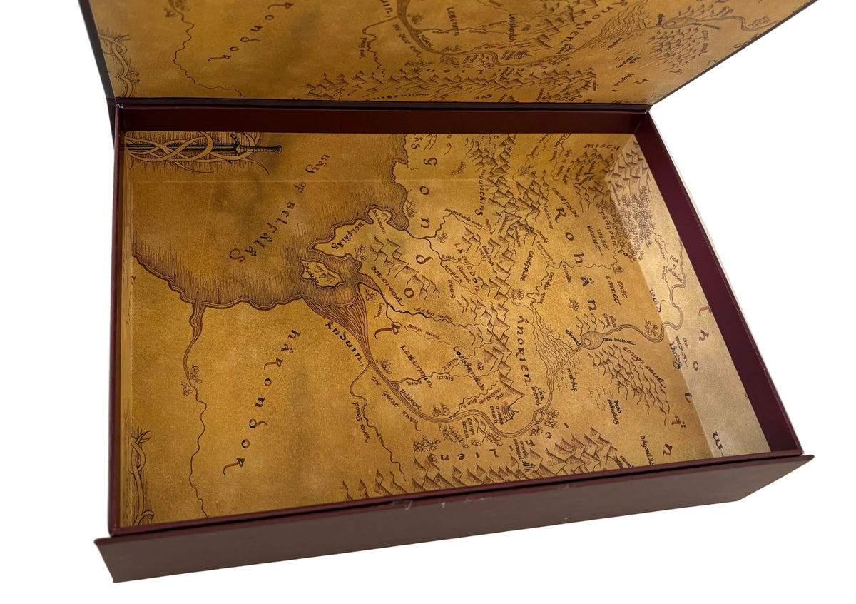Coffret collector Le Seigneur des Anneaux vendu vide, sans monnaies incluses