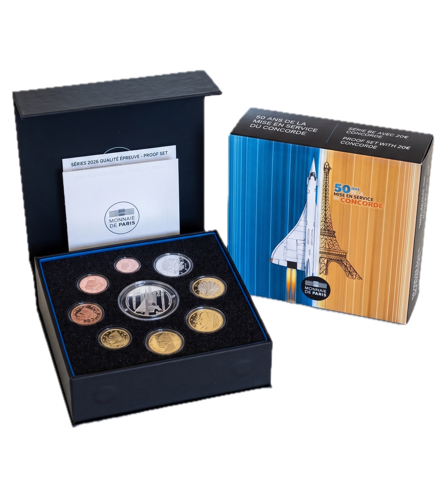 Concorde – Série spéciale BE 2026 - Coffret commémoratif officiel -Belle Épreuve - Neuf