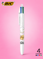 Détail de l'illustration du Petit Prince et de la citation sur le stylo BIC