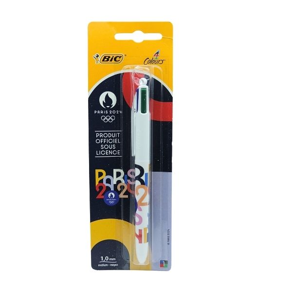 Stylo BIC 4 Couleurs – Édition Paris 2024