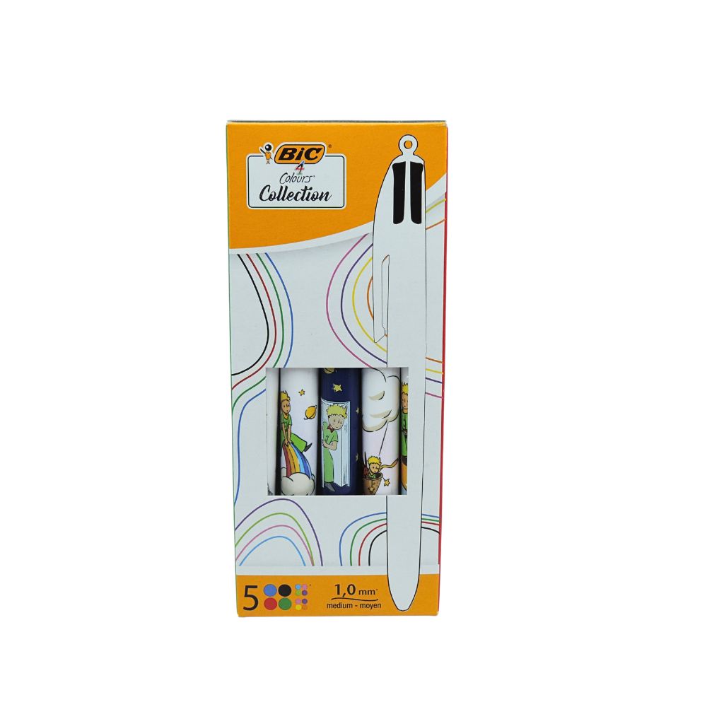 BIC 4 Colours Collection Le Petit Prince – Coffret 5 Stylos Édition Collector