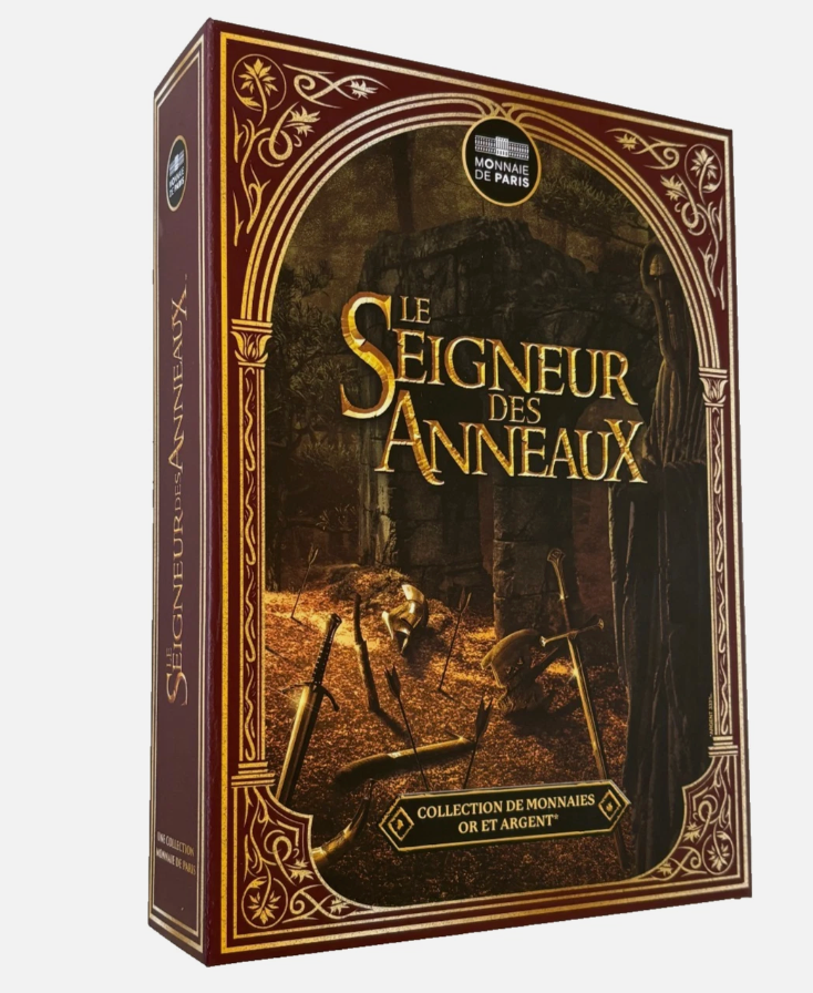 Le Seigneur des Anneaux – collection monnaies argent 2026 – coffret collector luxe