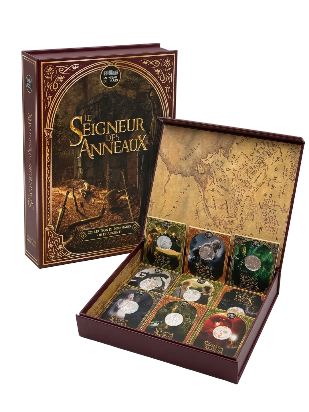 Le Seigneur des Anneaux – 9 pièces de 10 € en argent + coffret de collection 2026 – Vague 1- Édition limitée
