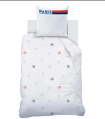 Parure de lit PSG deco reverso détail 