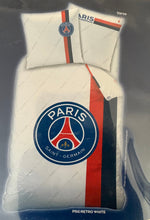 Cadeau fan PSG - Parure de lit officielle Collection Rétro Blanc Paris Saint-Germain | Kadogallerie