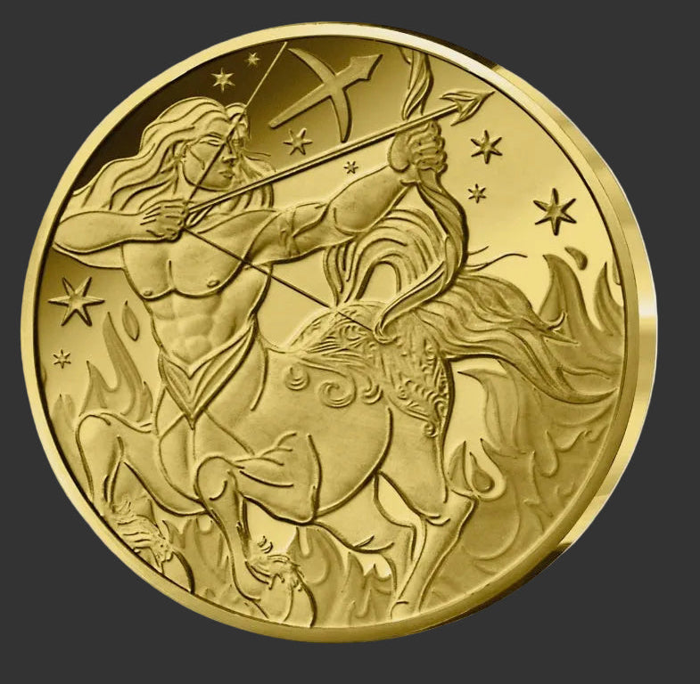 Pièce en Or Sagittaire – Collection Astro 2026 Édition Limitée - Belle Épreuve