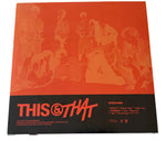 Pochette rouge et noir de l'album Stray Kids THIS & THAT SOLAR ECLIPSE