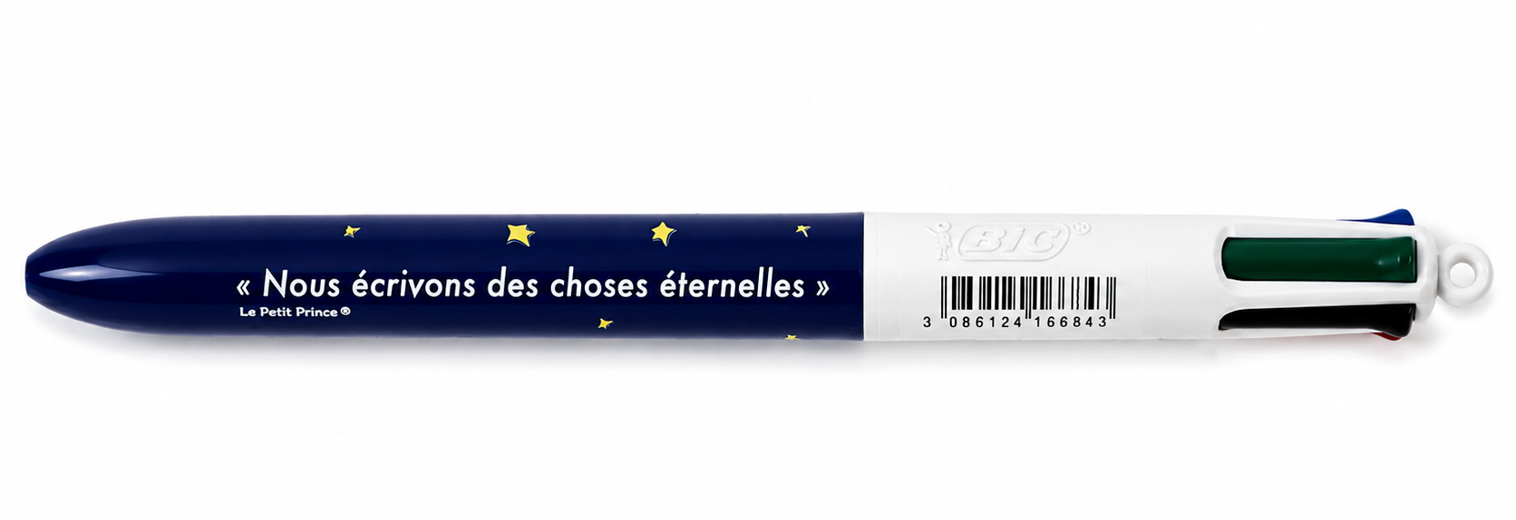Stylo BIC 4 Couleurs collector 80 ans Petit Prince – vue latérale