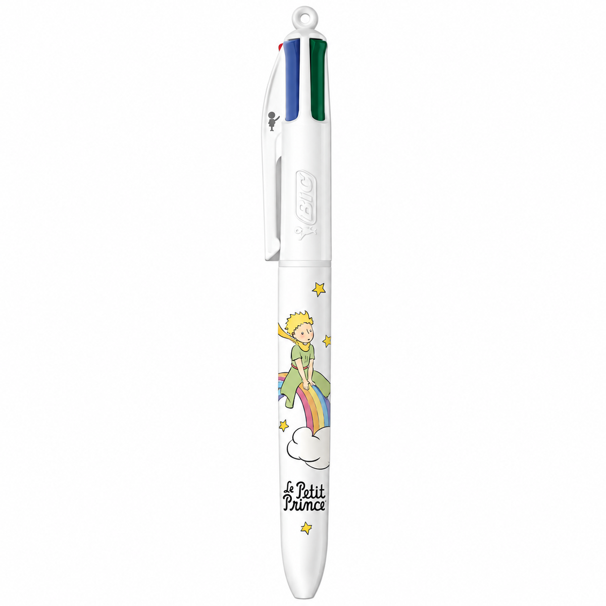 Stylo BIC 4 Couleurs Le Petit Prince arc-en-ciel, édition collector 80 ans
