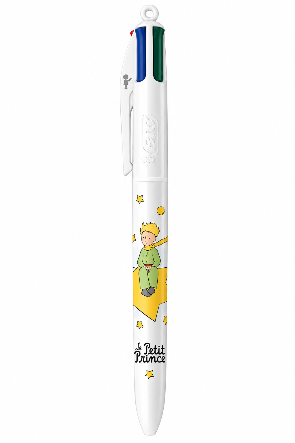Stylo BIC 4 Couleurs Le Petit Prince décor étoile, édition collector 80 ans