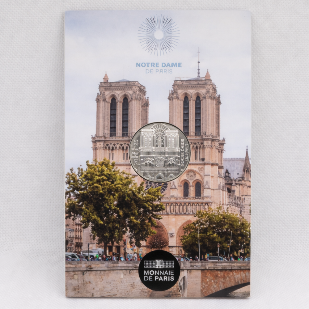 Pièce 10 Euros Argent Notre-Dame de Paris - Collection Commémorative